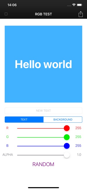 RGB Test