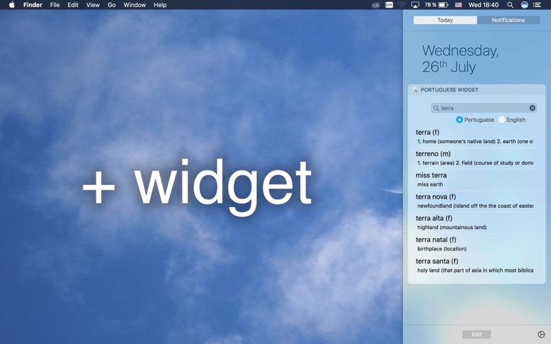 App screenshot