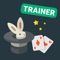 In the magician-trainer pro app, you find even more magician videos
