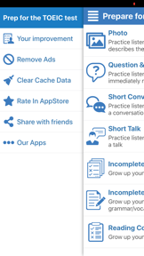 Prep for the Toeic test screenshot