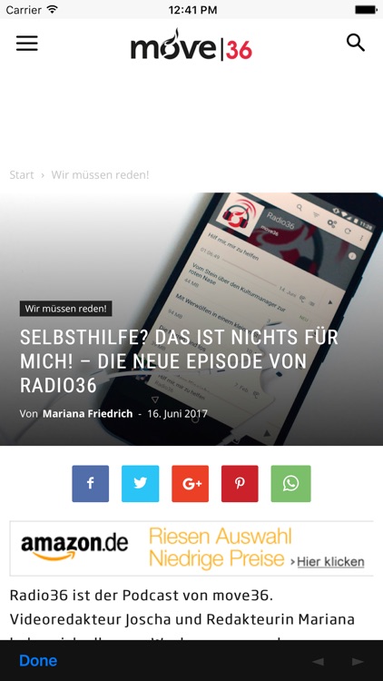 move36 - Das Magazin für dich! screenshot-3
