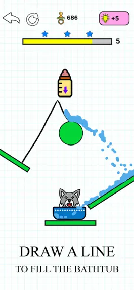 Game screenshot Happy Corgi - Draw a Line mod apk