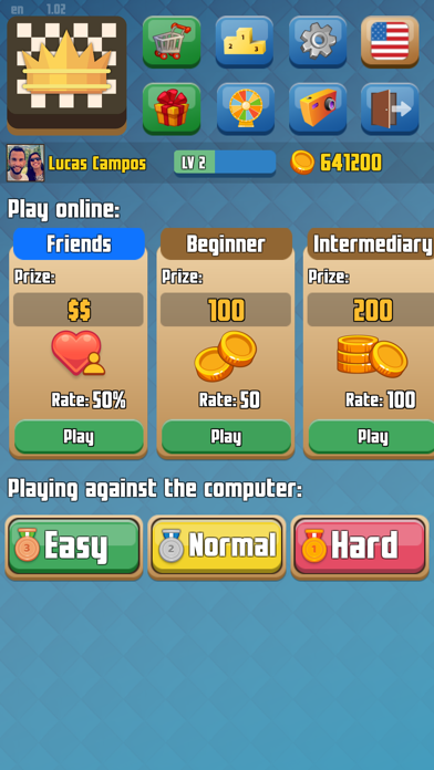 Checkers Online Multiplayer screenshot 2