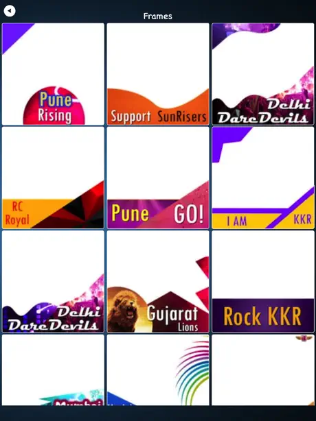 IPL Photo Frame 2018