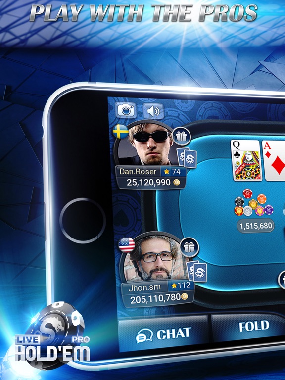 Screenshot #1 for Live Hold'em Pro - Poker Game