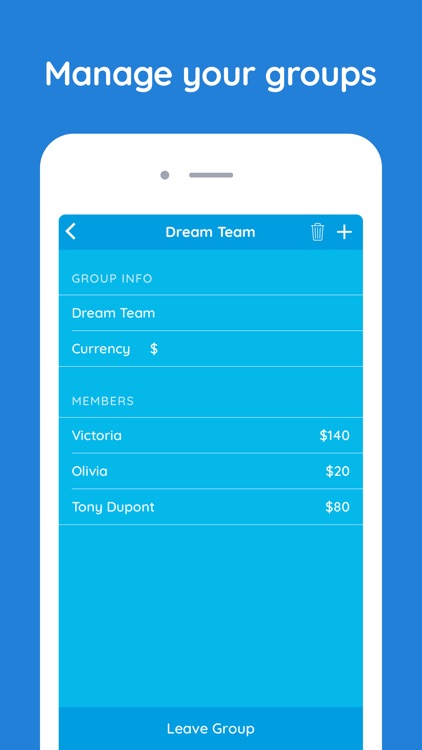 Fantasplit - Split group bills screenshot-3