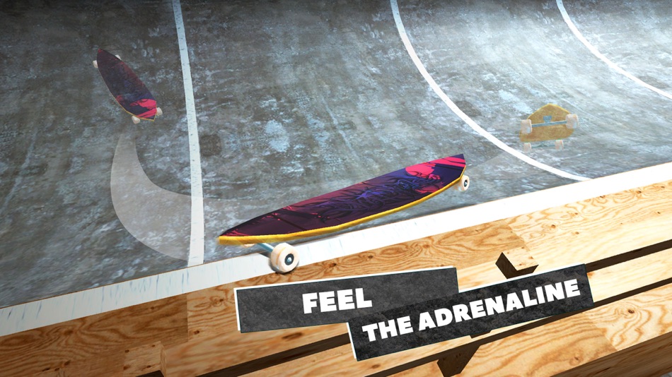 #3. True Touchgrind Skate Race 3D (iOS) 由: Juliia Blokhina