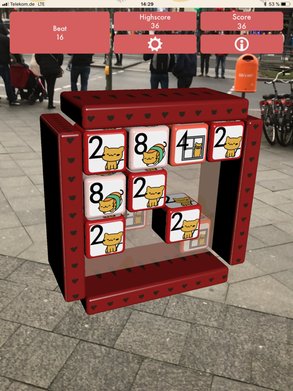 Screenshot #6 pour 2048 3D AR