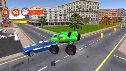 Screenshot #2 pour Police Chasing Monster Truck