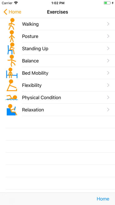 Parkinson Home Exercises Screenshot