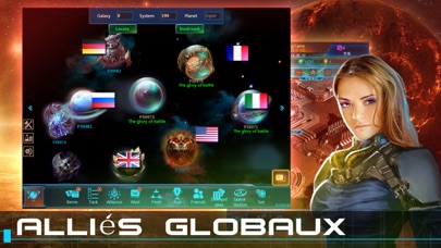 Screenshot #2 pour Galaxy at war online