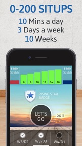 Abs workout: 200 sit ups screenshot