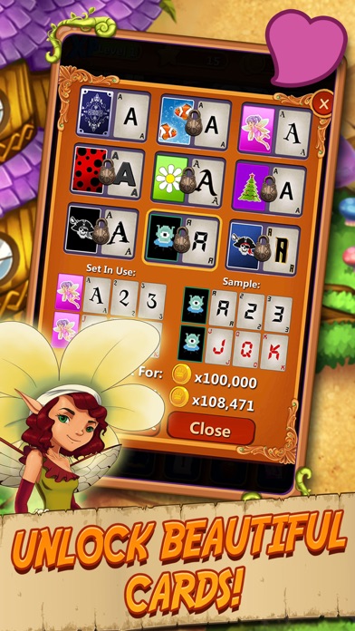 Solitaire Elven Wonderland screenshot 3