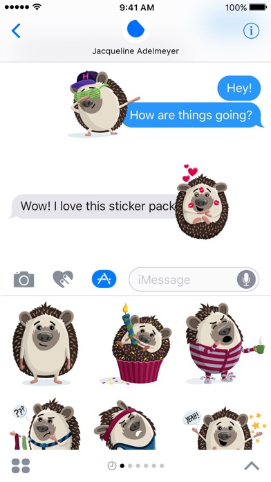 Henry the Hedgehog Stickers screenshot 4