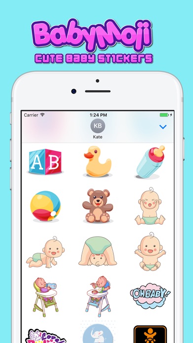 BabyMoji - Cute Baby Stickers screenshot 2