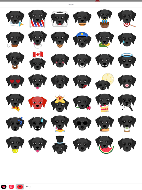 Animated Black Labrador