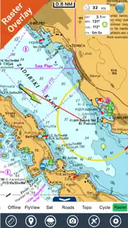 boating croatia nautical chart iphone screenshot 1
