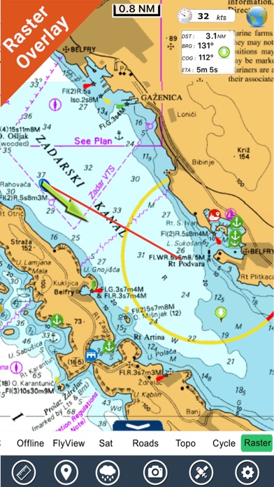 Boating Croatia Nautical Chart Screenshot 1 - AppWisp.com Boating Croatia Nautical Chart Screenshot 1 - AppWisp.com