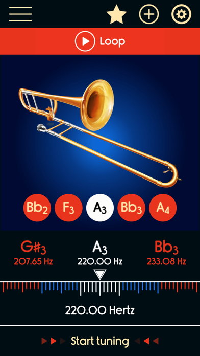 Trombone Tuner Screenshot 3