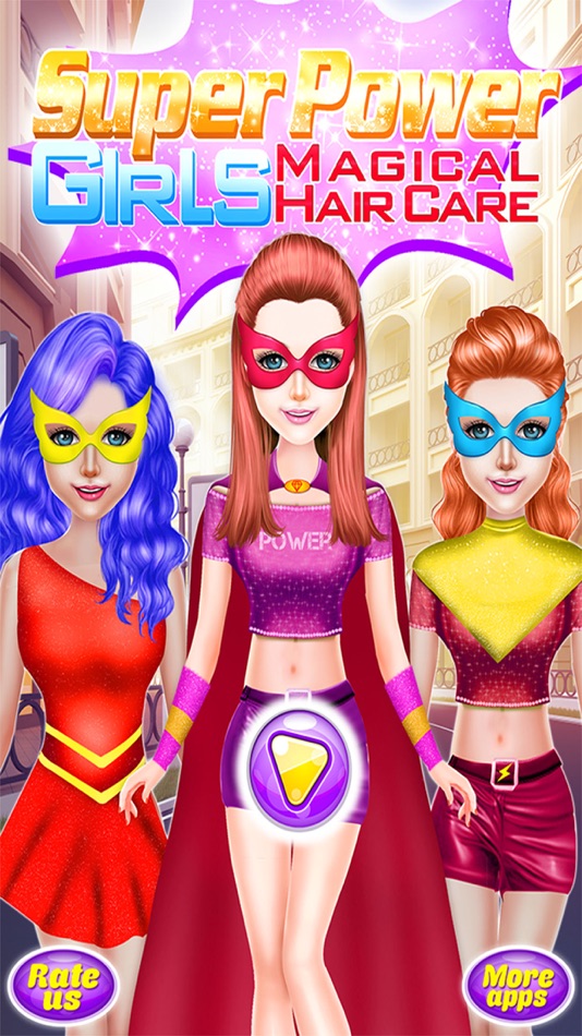 Super Power Girls Magical Hair - 1.0.2 - (iOS)