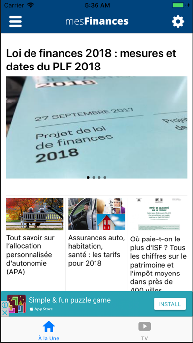 Screenshot #1 pour Mes Finances