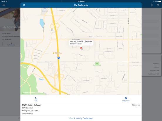 CarSaver Protect iPad screenshot 3 - Business app