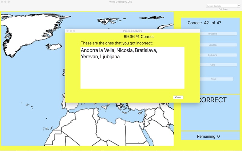 world geography quiz iphone screenshot 4