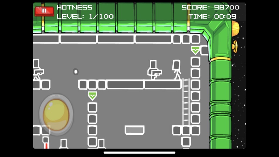 #3. Alien Hominid: PDA Games (iOS) 由: The Behemoth