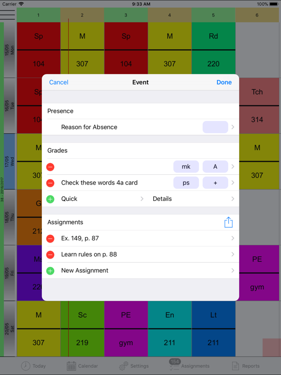 Screenshot #6 pour EduTable