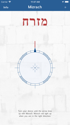 Mizrach Compass screenshot 1