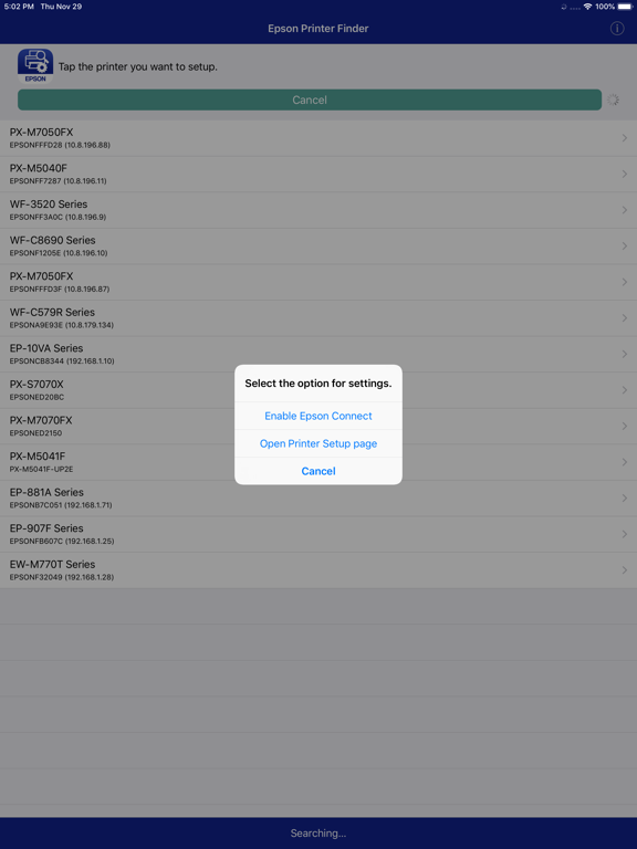 Screenshot #5 pour Epson Printer Finder