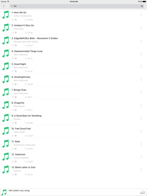 Screenshot #6 pour Good Music Player