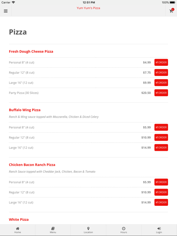 Screenshot #5 pour Yum Yum's Pizza