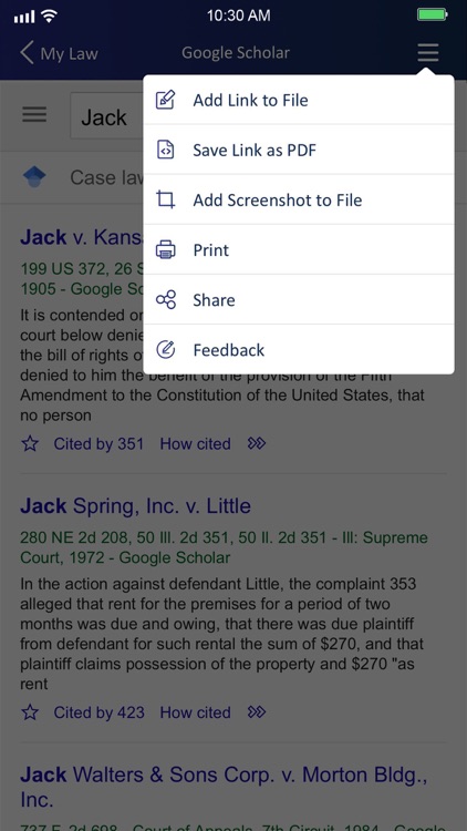My Law for iPhone screenshot-4