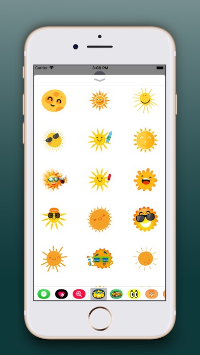 Sun Emoji Stickers Pro screenshot 3