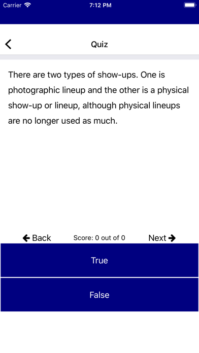 Police Exam App screenshot 2