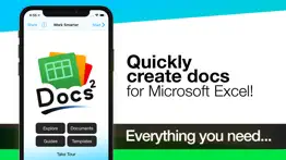 docs² | for microsoft excel iphone screenshot 1