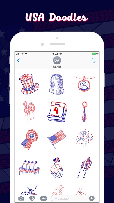 USA Doodles Stickers!! screenshot 3