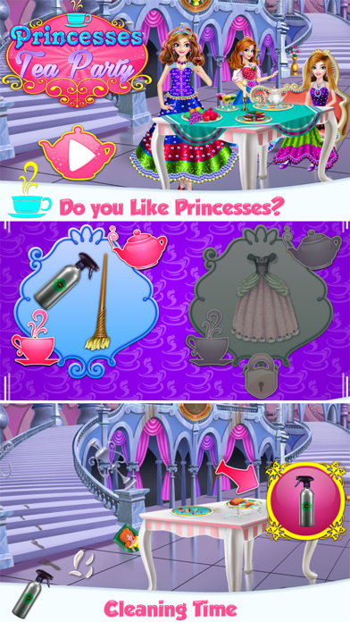 Screenshot #1 pour Princesses Tea Party