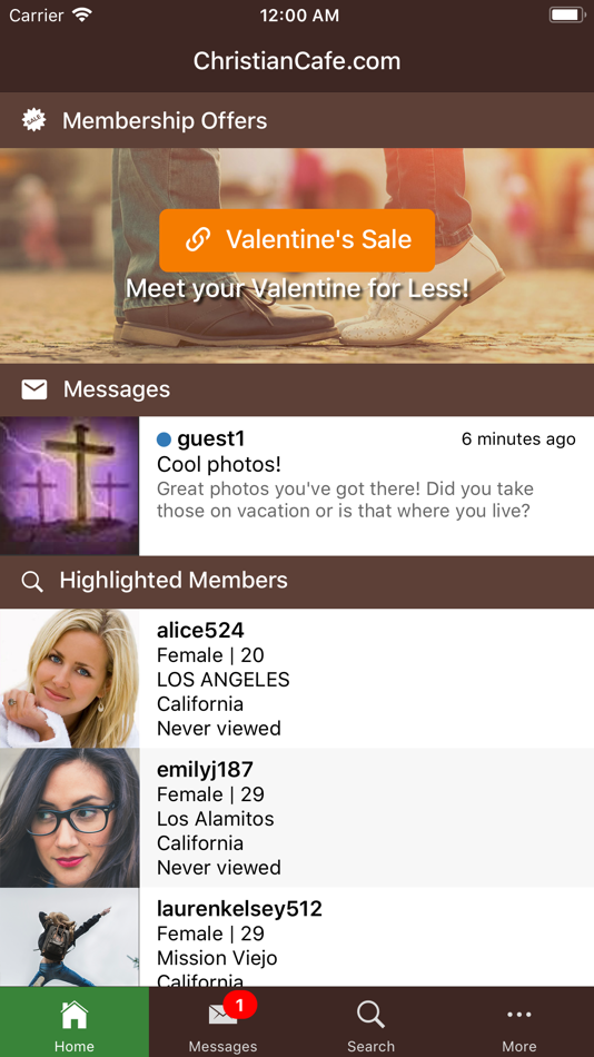 #3. ChristianCafe.com - Dating (iOS) 由: RealCafes.com Inc.