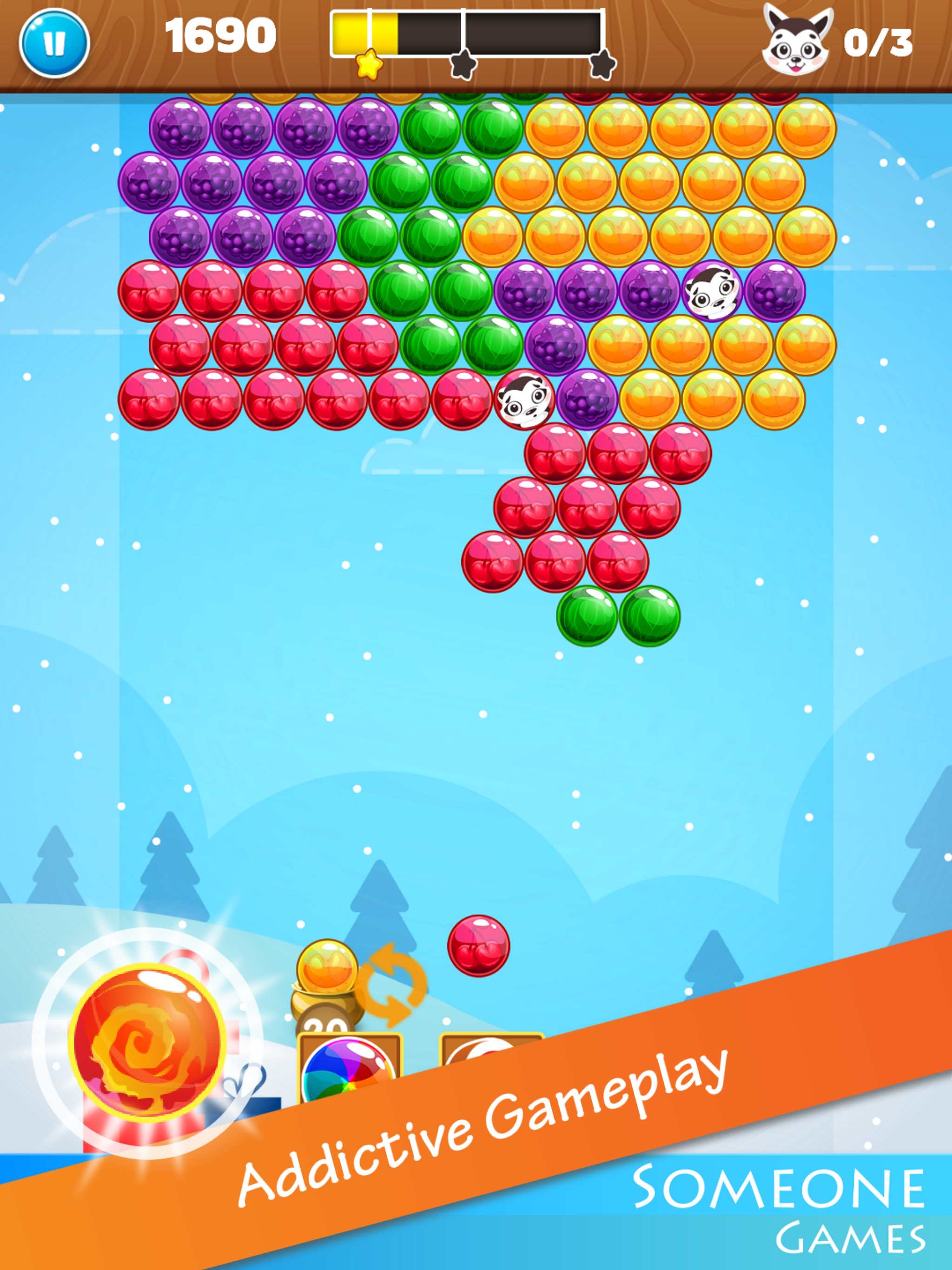 Bubble Shooter Christmas Eve