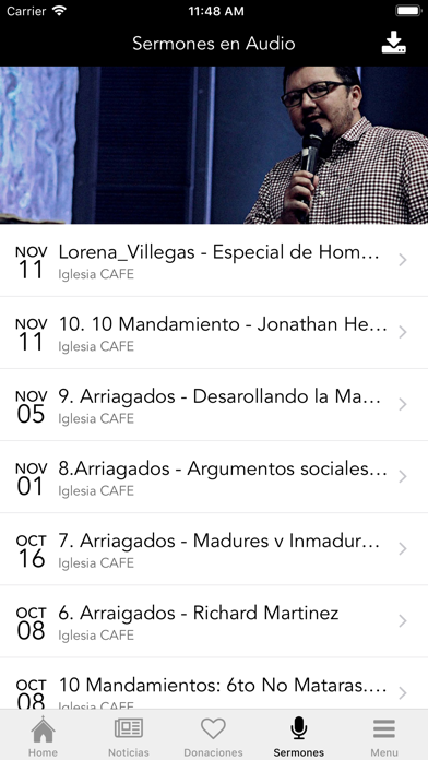 Screenshot #3 pour Iglesia Cafe App