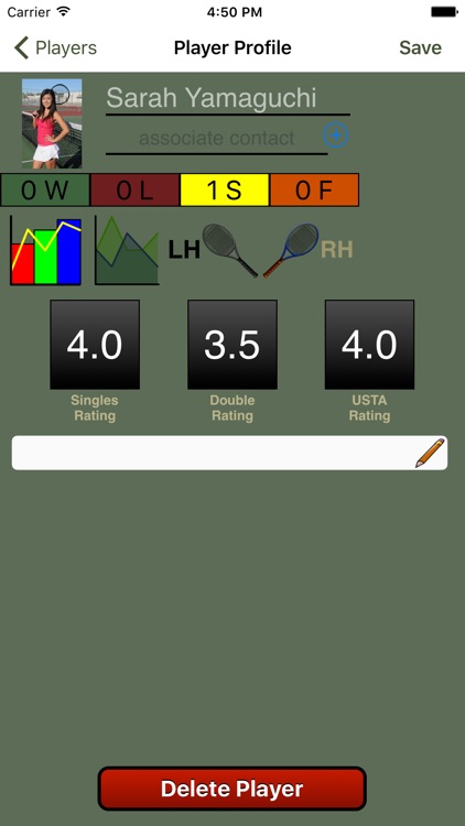 Tennis Score Tracker Basic