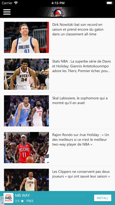 Screenshot #2 pour Basket Infos