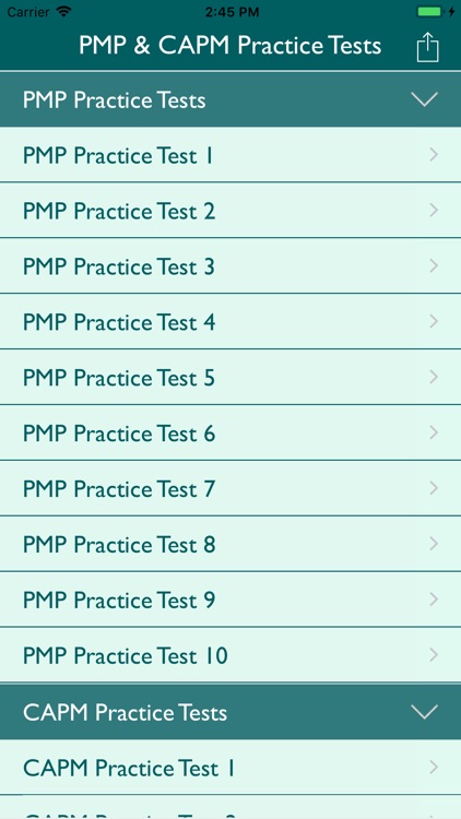 PMP and CAPM Practice tests