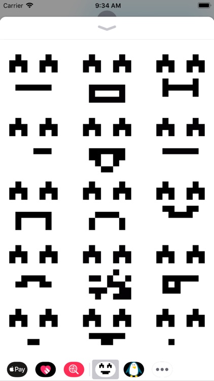 8 BIT Face Stickers