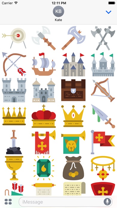 Medieval Stickers Emojis screenshot 2
