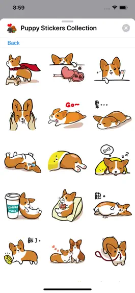 Game screenshot Puppy Stickers Collection apk