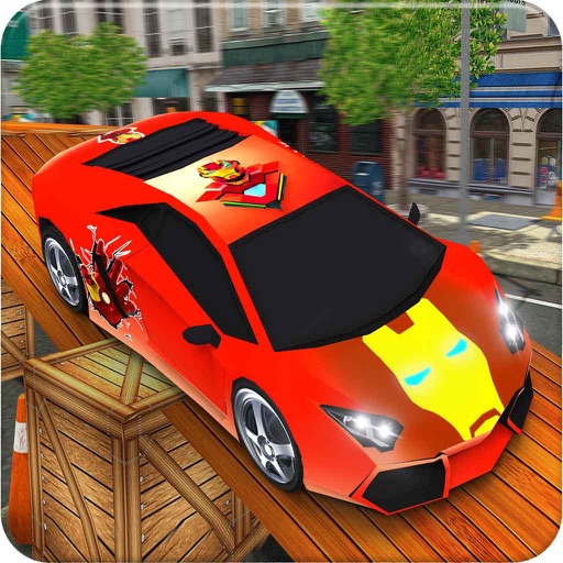 Superhero Car Driver Stunts icon