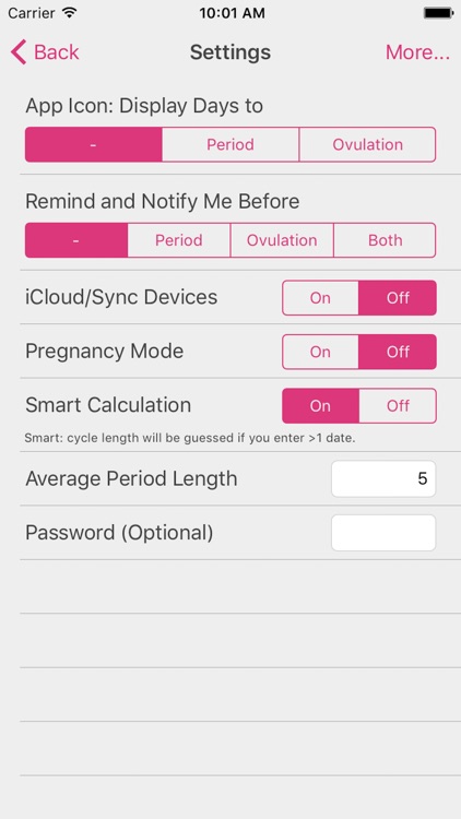 Menstrual Period Tracker